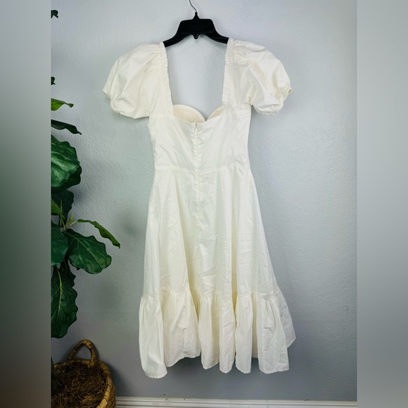 Alamour the Label Katina White Midi  Dress - Picture 2 of 8